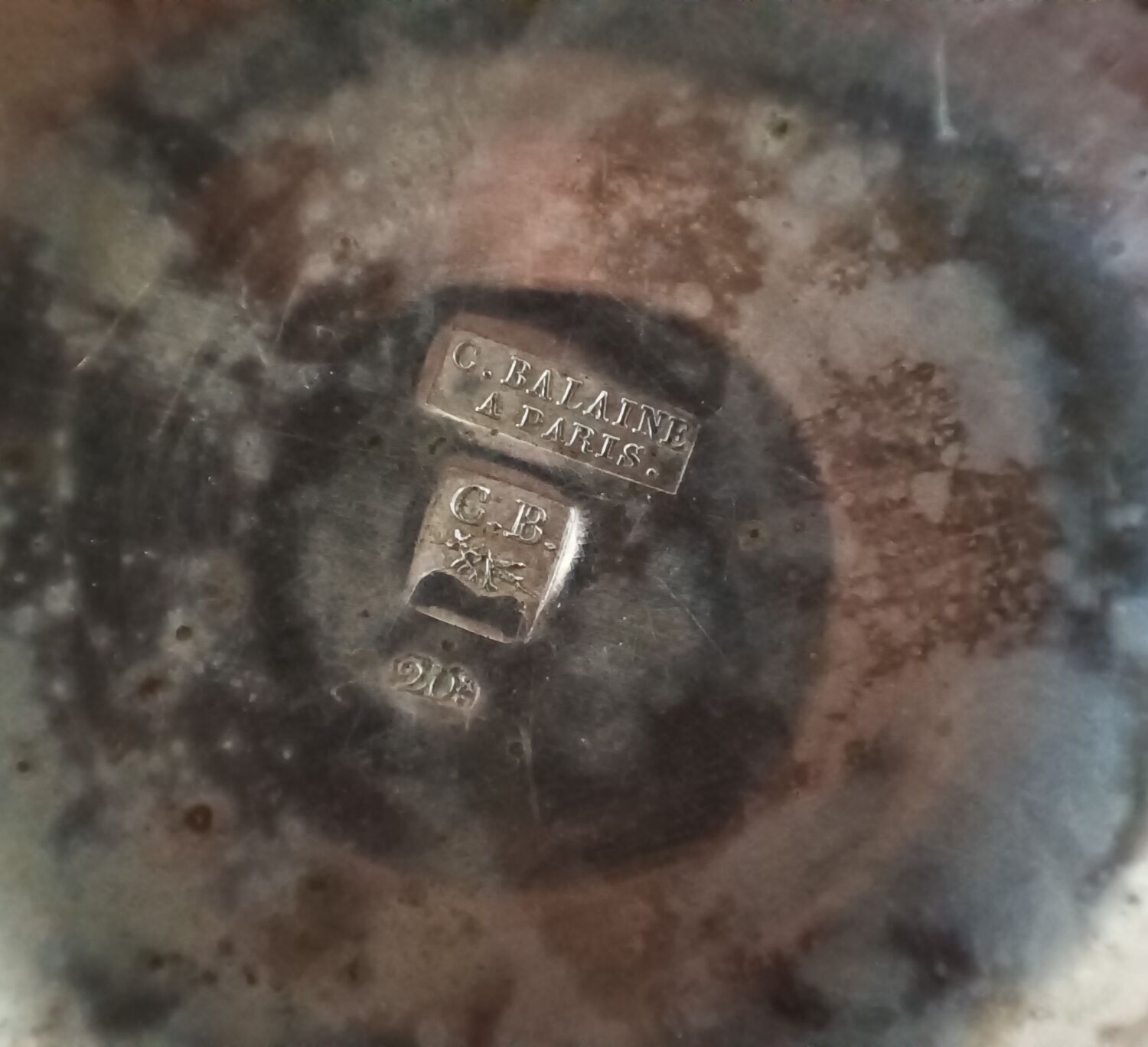 Parisian goldsmith candlestick Charles Balaine