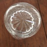 Six crystal glasses