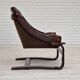 Chaises longues en cuir marron des années 1970 par Ake Fribytter pour Nelo Suède.