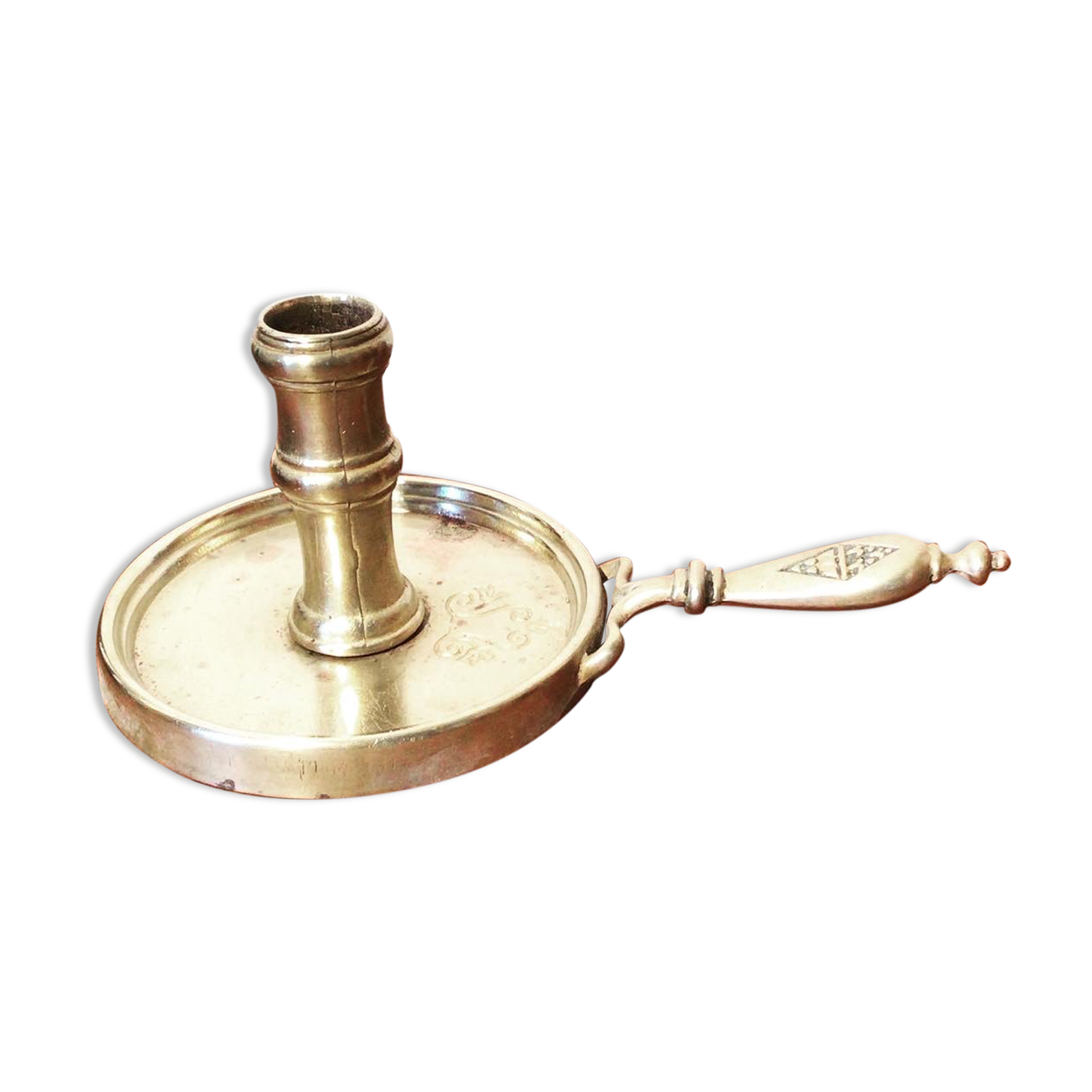 Bronze candle holder