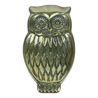 Vide poche baguier hibou/chouette laiton