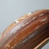 Vintage pre-Columbian style handcrafted ceramic decorative bowl