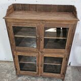 Ancien vaisselier en teck birman