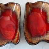 Duo of empty pocket / raviers Vallauris 70s