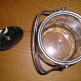 Antique crystal ice bucket