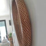Wicker mirror