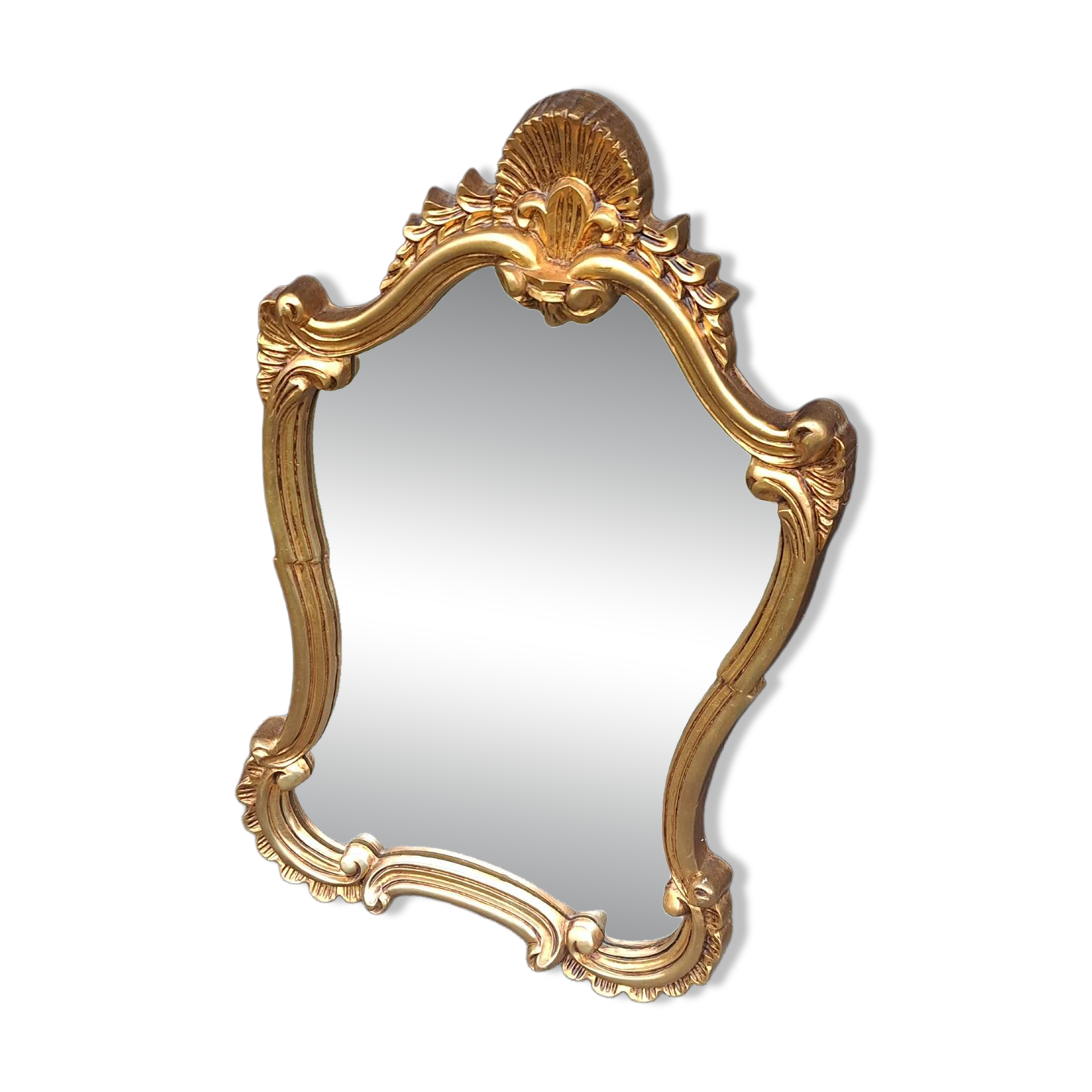 Miroir doré baroque