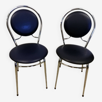 2 Vintage Soudexvinyl chairs