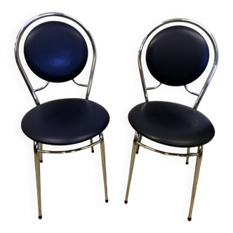 2 chaises Soudexvinyl Vintage