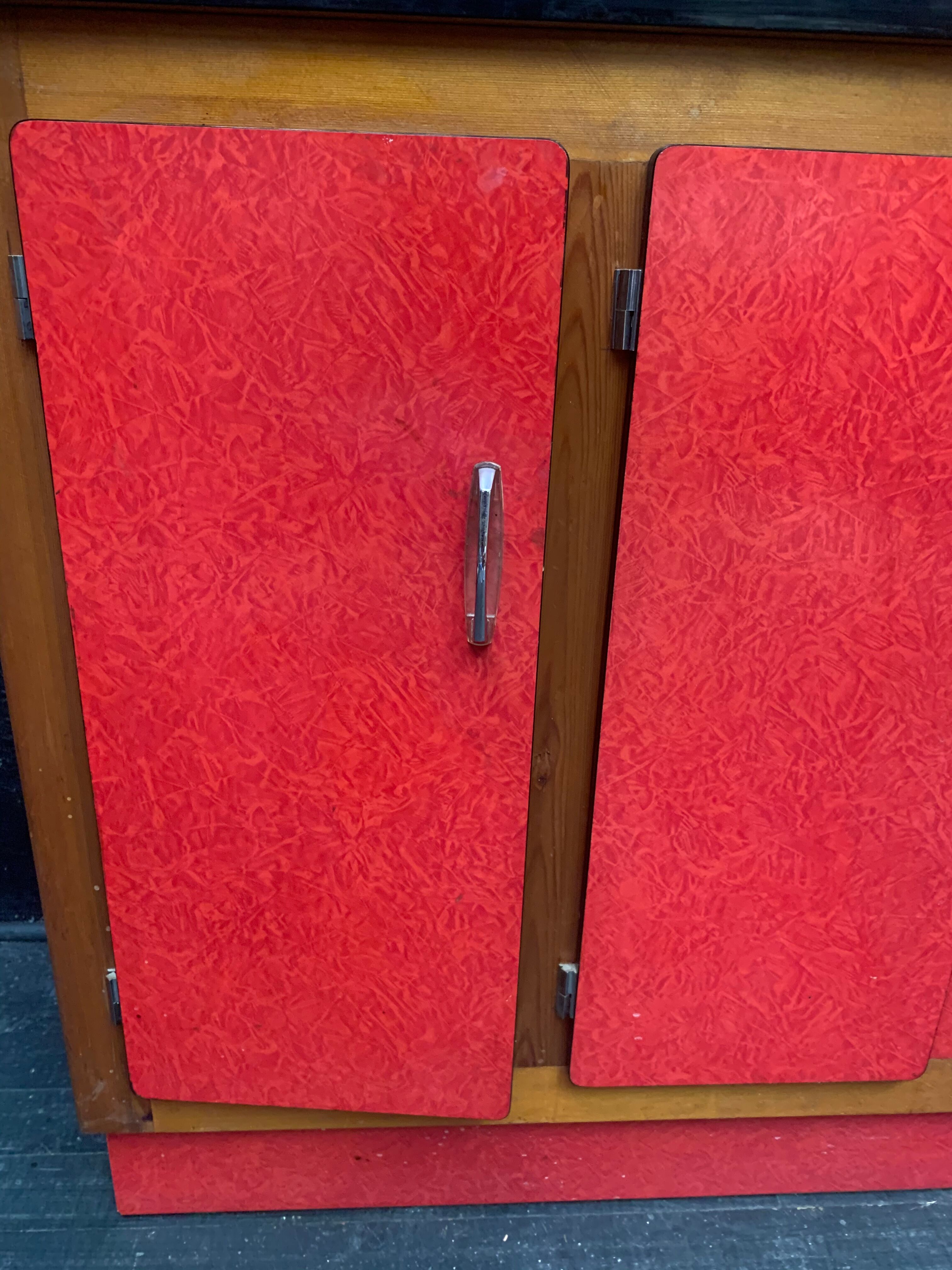 Meuble vintage en formica 1960