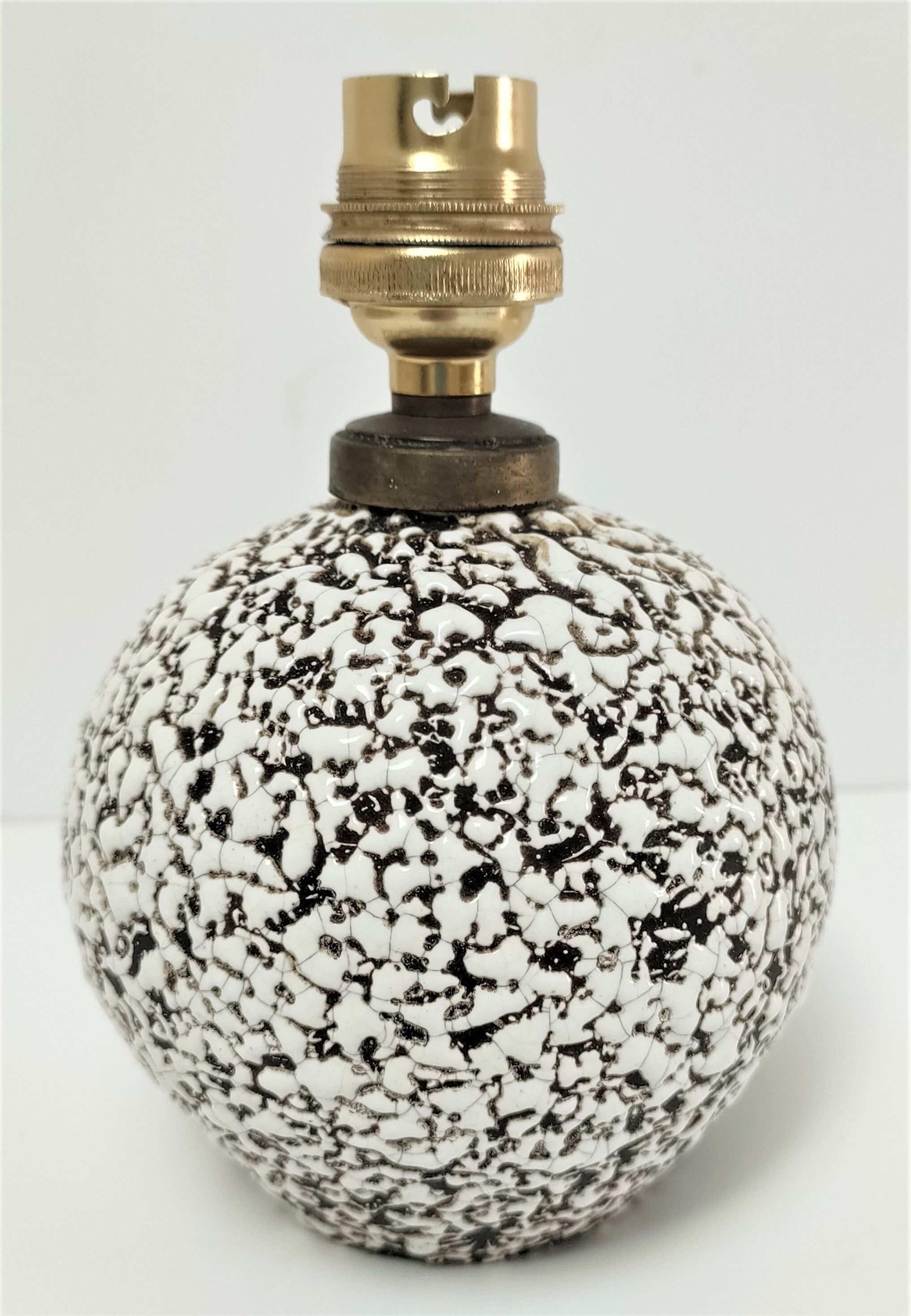 Lamp ceramic ball Art Deco style Besnard 30s