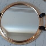 50s brass mirror top