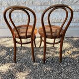 Canned chairs Thonet