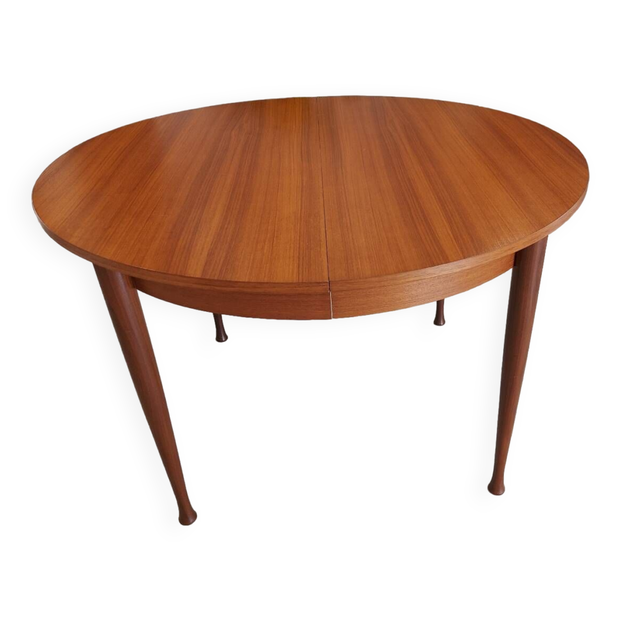 Scandinavian extendable table, vintage teak, 1970s