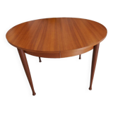 Scandinavian extendable table, vintage teak, 1970s