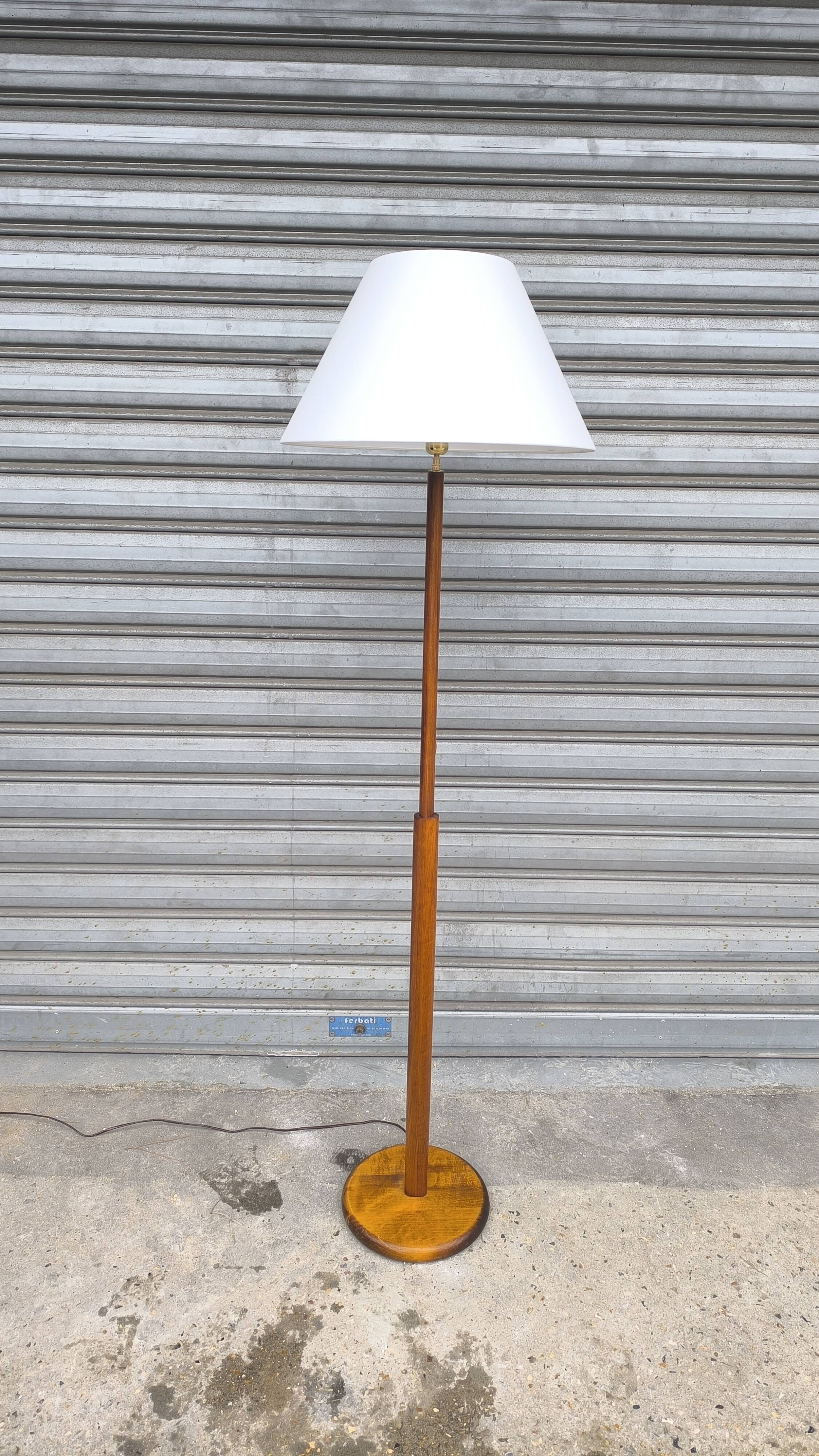 Scandinavian teak floor lamp 1960