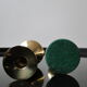 Pair of vintage Scandinavian brass candlesticks