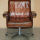 Chaise de direction De Sede DS35 cuir vintage style Mid-Century Modern