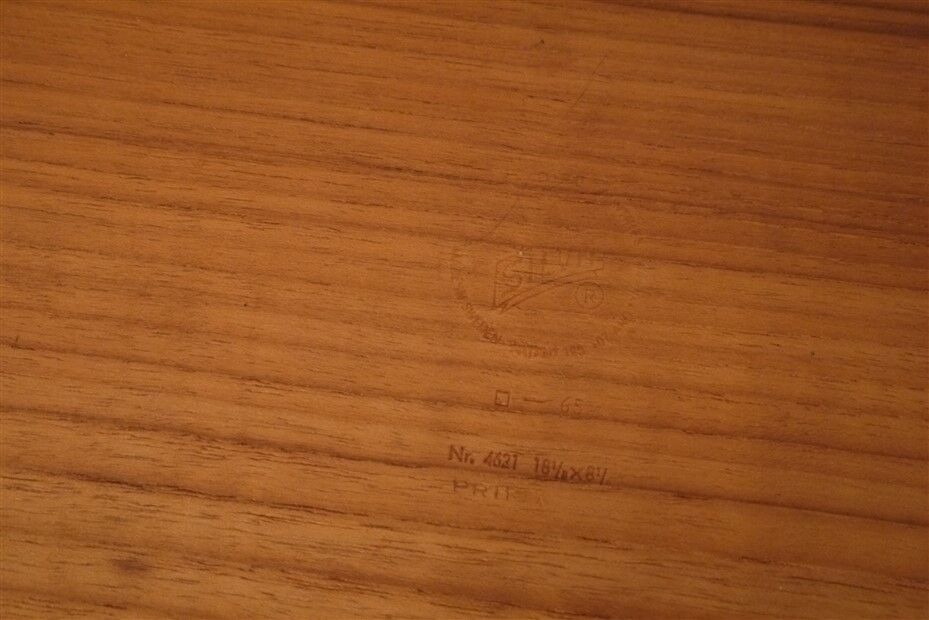 Vintage teak tray by Silva Suede 1960