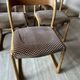 Set of 6 baumann chairs model sled sled circa 1960