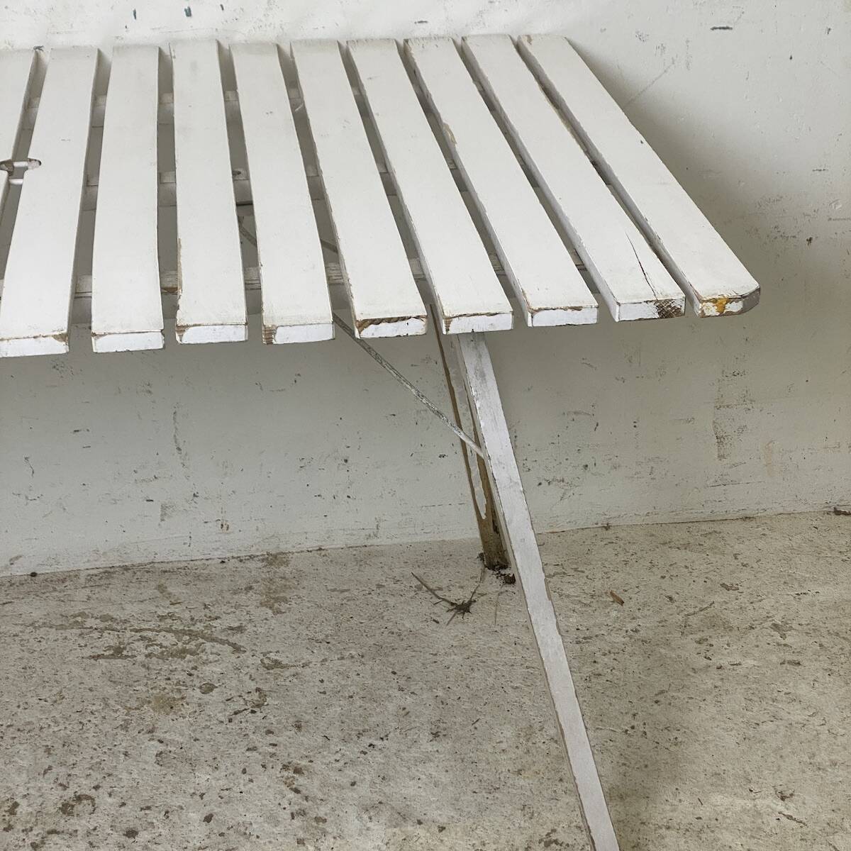 Vintage 1960s folding garden table