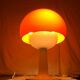 Lampe champignon orange design années 70
