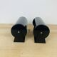 Pair of vintage black Ikea V413 roller wall lights