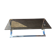 Vintage coffee table year 70 smoked glass and chrome steel