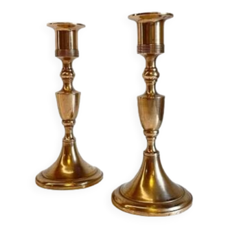 Scandinavian candle holders by scandia malm sweden