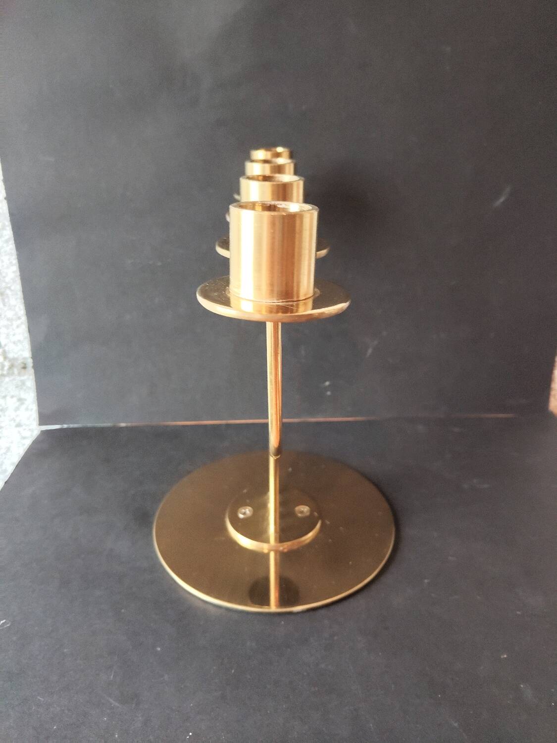 Vintage IKEA brass chandelier – 4 branches – 1990s