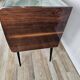 Commode des années 1960 avec verre et six tiroirs