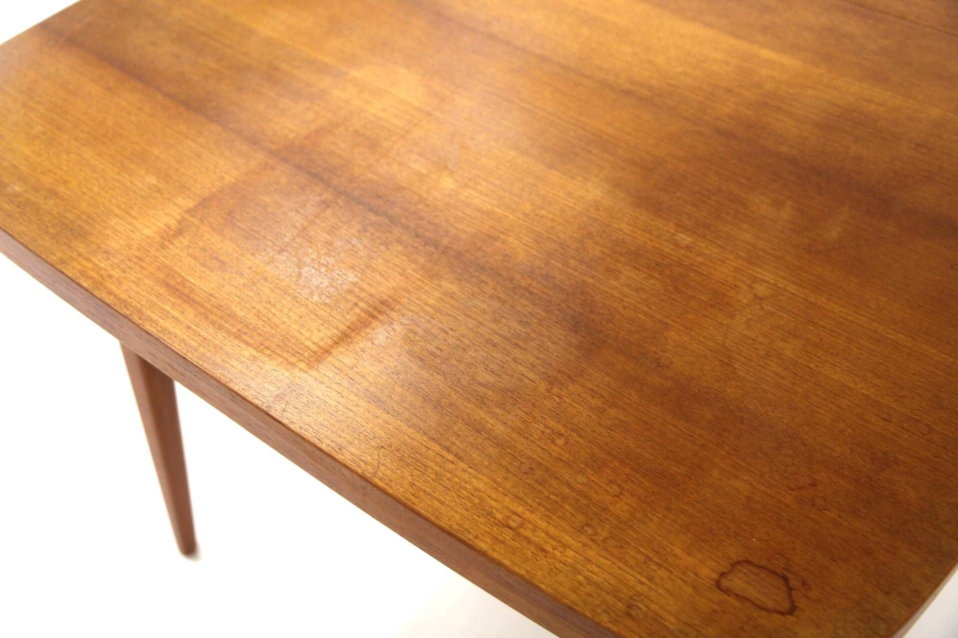 Table de salle à manger scandinave en teck, Suède, 1960