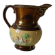 Old pitcher broc small carafe in Jersey earthenware 14.7 cm