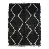 Reversible rug - hand-woven recycled cotton - 170 x 240 cm