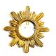 Wenz golden wood sun mirror, Germany, 1960s