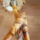 Paire d'appliques en rotin Louis Sognot