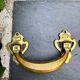 Pair of bronze handles signed L.PINET Art Nouveau