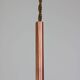 Mid-Century Modern Italian Chandelier in Copper and Opaline Glass, 1960s