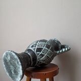 Terracotta ceramic amphora