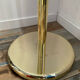 Italian towel rack in gilded metal from the 70s