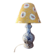 Delft-style ceramic desk lamp, France, 1960.