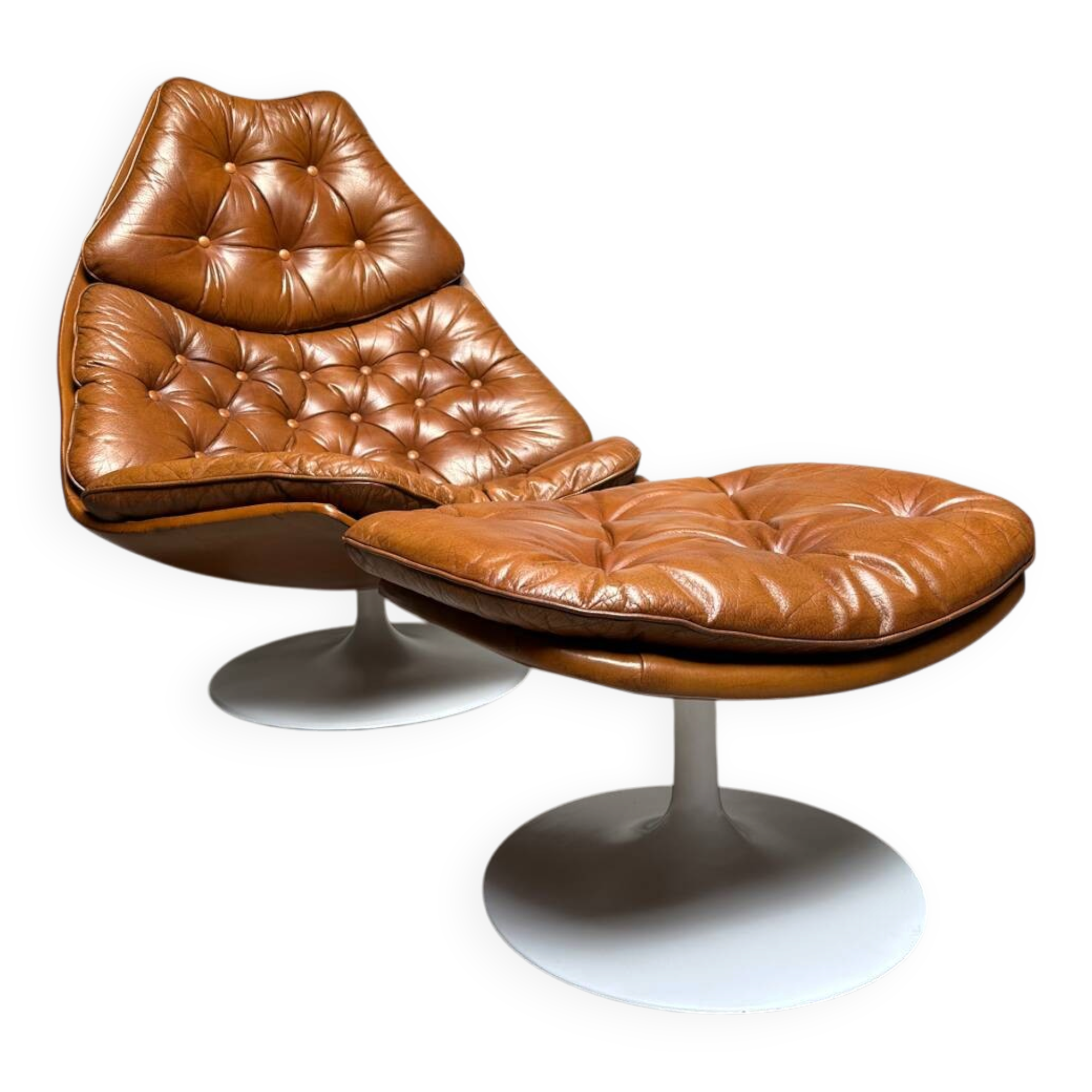 Vintage armchair with ottoman Artifort F588