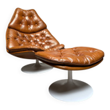 Vintage armchair with ottoman Artifort F588