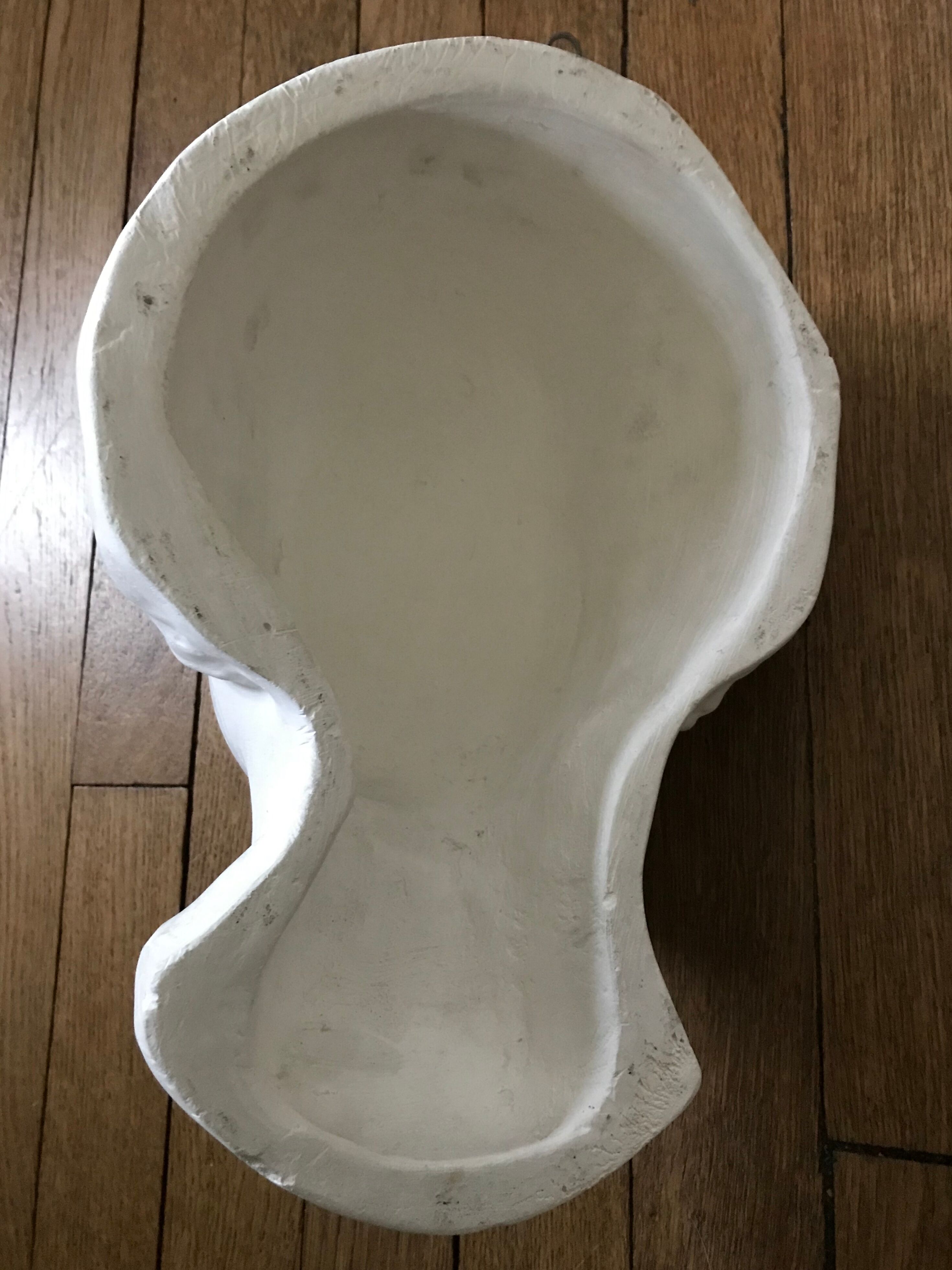 Woman's head in platre