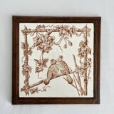 Ironstone bird trivet “Le Favori” Longwy