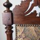 Walnut armchair in Neo-Renaissance style, 20th century.