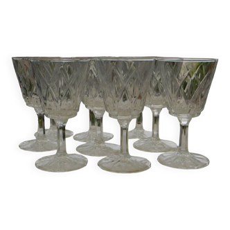 9 glass port or white wine glasses