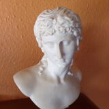 Girl bust in resin