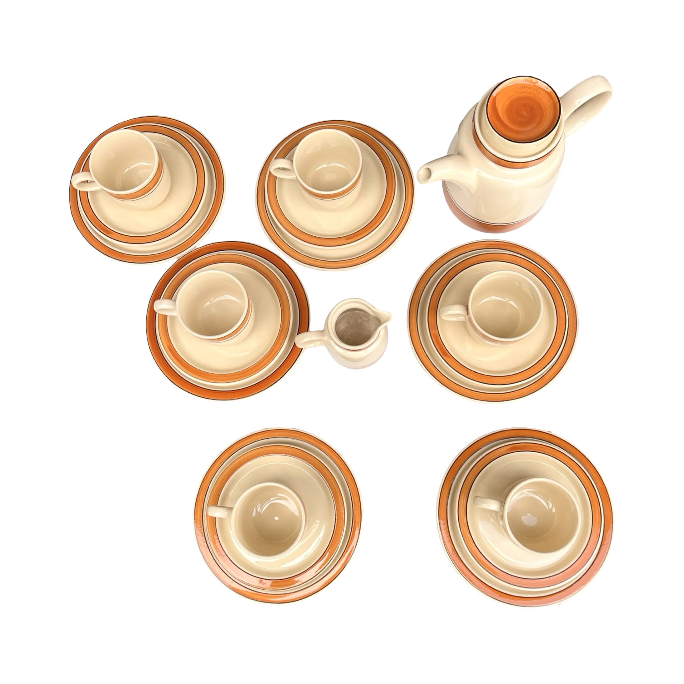 Melitta coffee set for 6 people, Germany, 1970s.