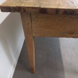 Rustic farmhouse table with drawers